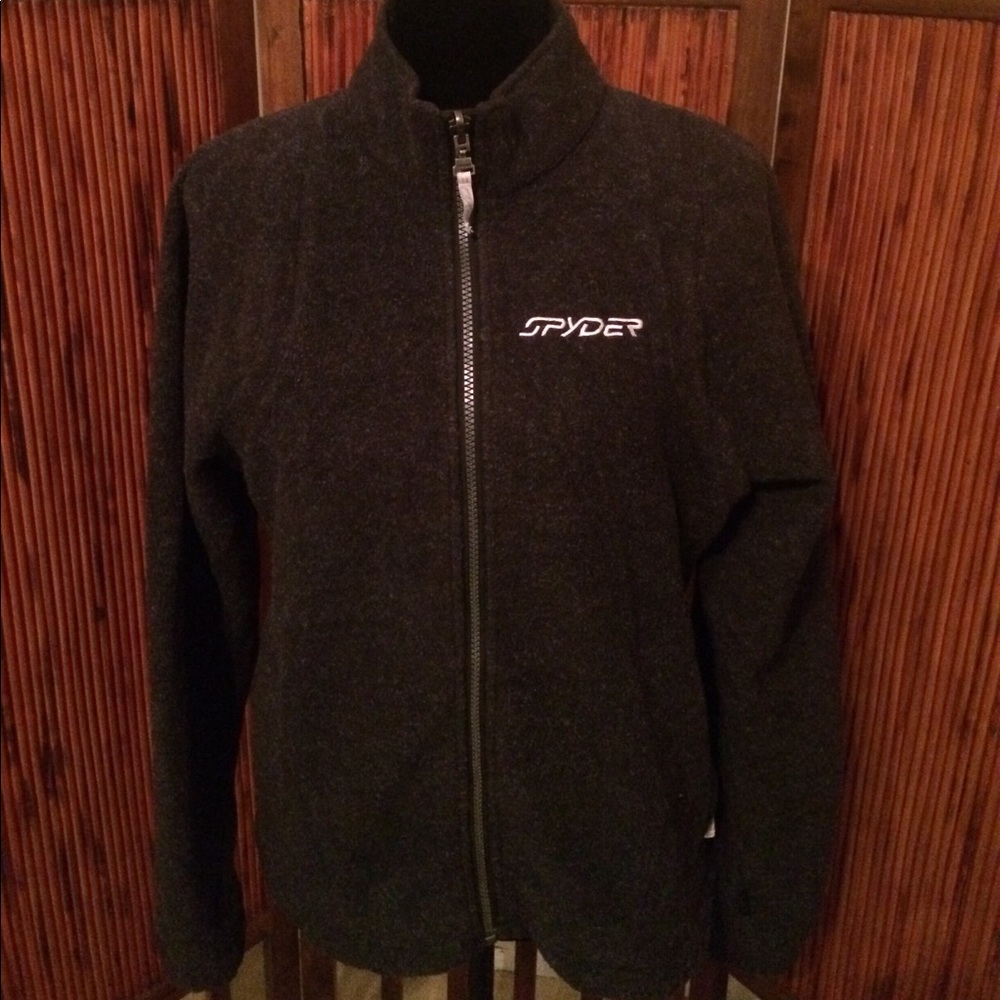 Spyder Women’s Black Fleece Jacket Size Large